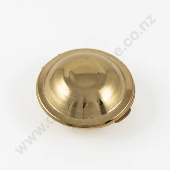 1950s Kigu of London Gold Plated 'Flying Saucer' Powder Compact