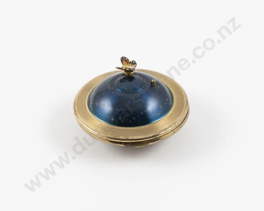 1950s Kigu of London 'Night Flight' Musical Powder Compact Image 1++