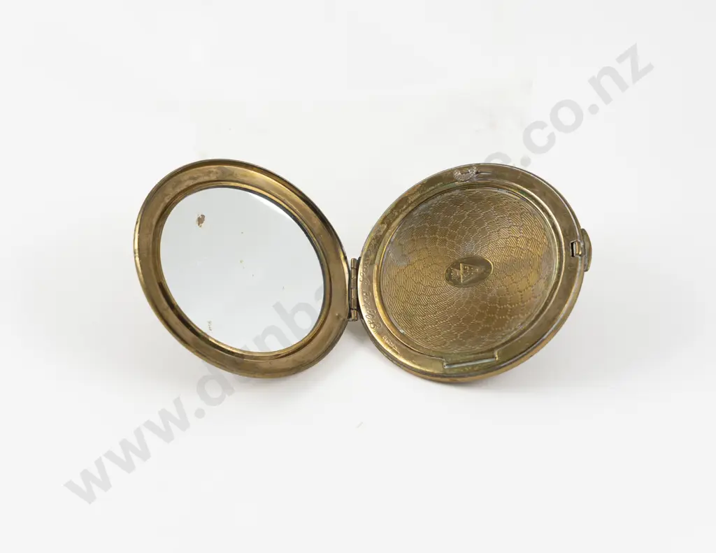 1950s Kigu of London 'Starry Night' Musical Powder Compact Image 1++