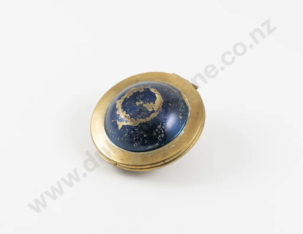 1950s Kigu of London 'Starry Night' Musical Powder Compact Image 1++
