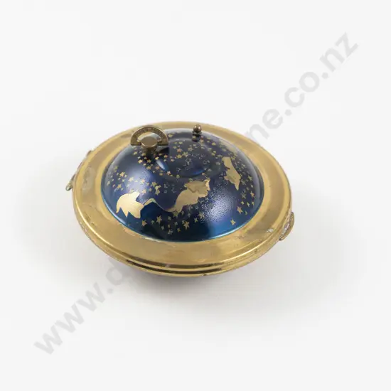 1950s Kigu of London 'Starry Night' Musical Powder Compact
