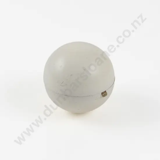1940s Henriette (America) White Bauble Powder Compact