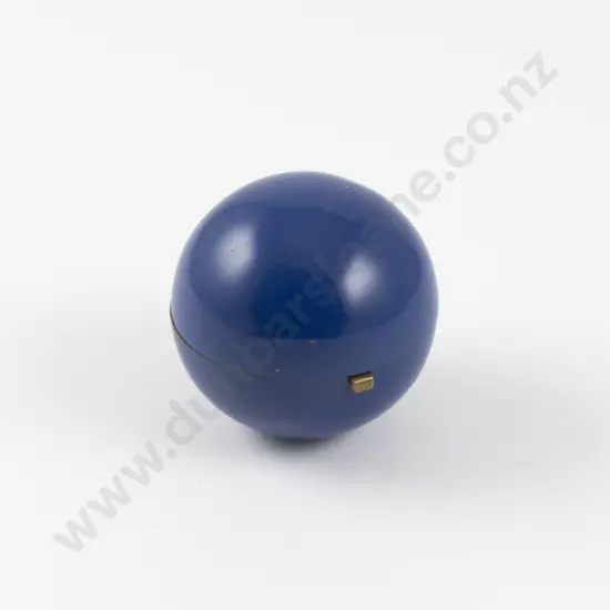 1940s Henriette (America) Blue Bauble Powder Compact