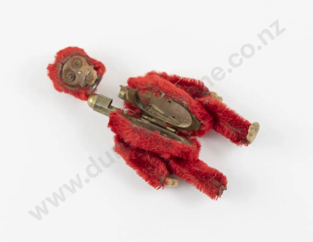 1920 - 1930s Schuco Miniature Red Mohair Monkey Image 1++