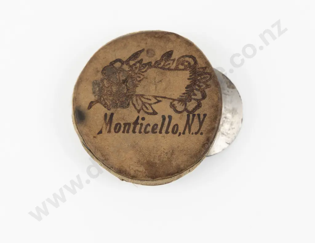 Early 1900s Chauffer's Cap Coin Pouch Image 1++