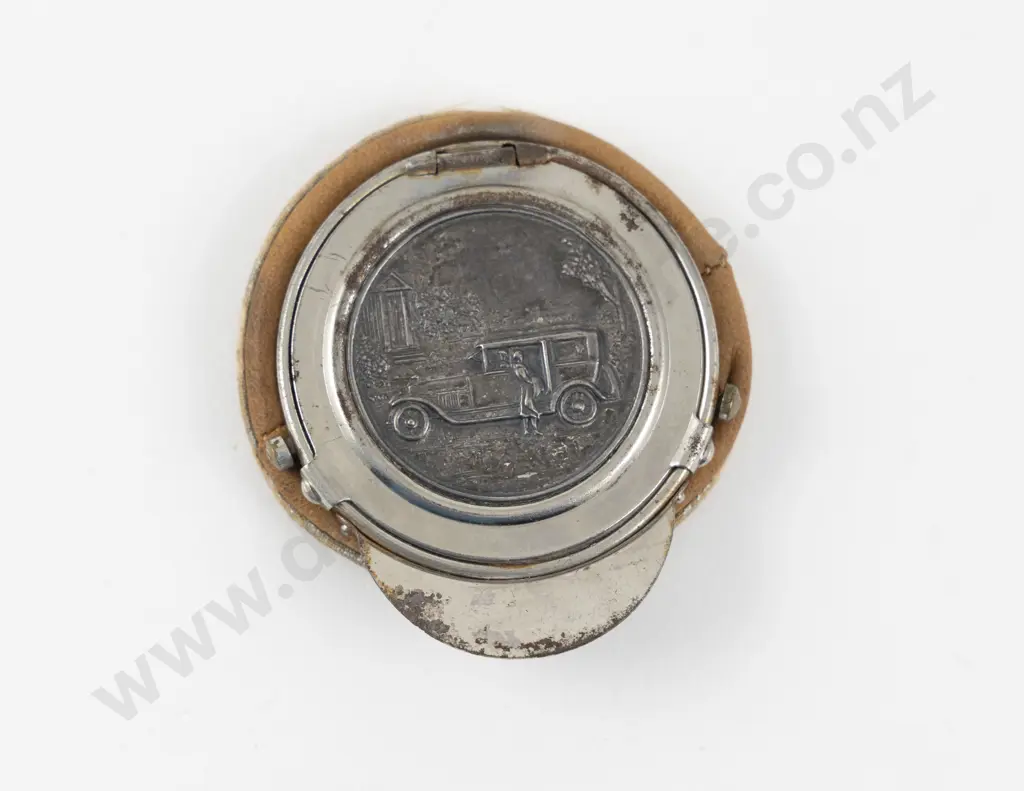 Early 1900s Chauffer's Cap Coin Pouch Image 1++