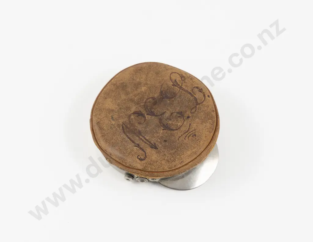 Early 1900s Chauffer's Cap Coin Pouch Image 1++
