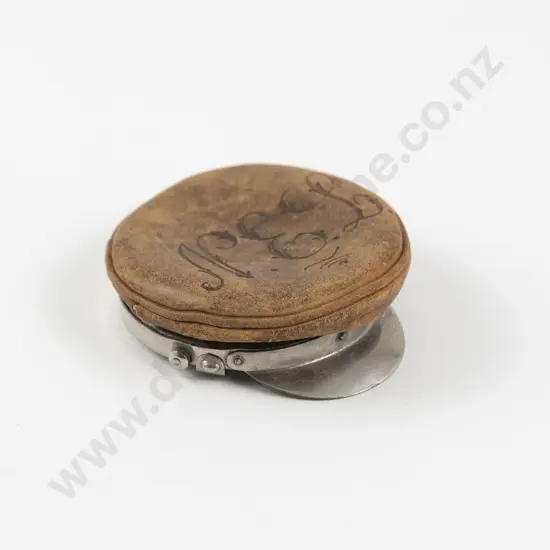 Early 1900s Chauffer's Cap Coin Pouch