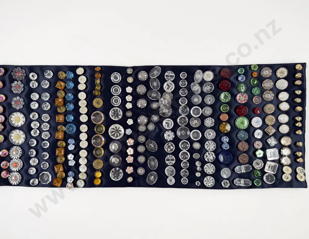 Collection Vintage Glass Buttons approximate 250 Image 1++