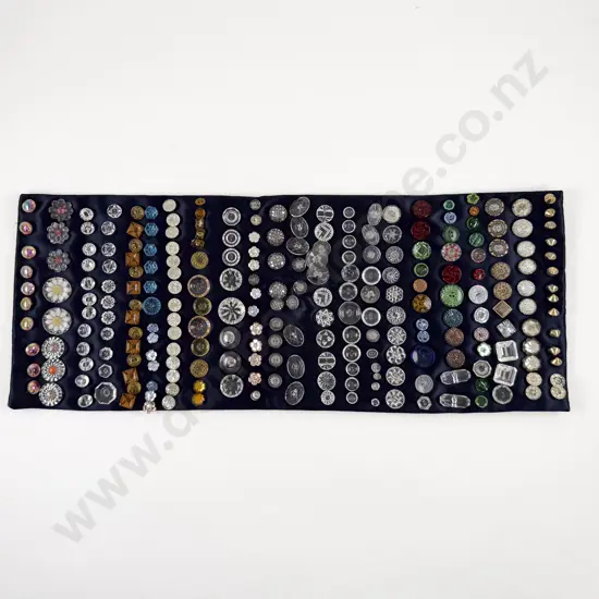 Collection Vintage Glass Buttons approximate 250