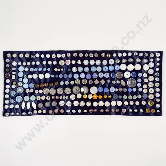 Collection Vintage Glass Buttons approximate 260