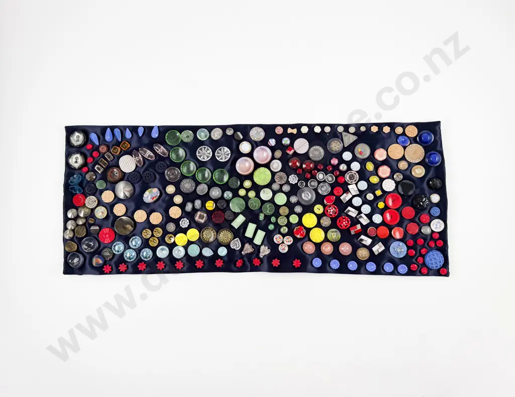 Collection Vintage Glass Buttons approximate 300 Image 1++