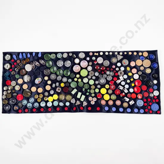 Collection Vintage Glass Buttons approximate 300