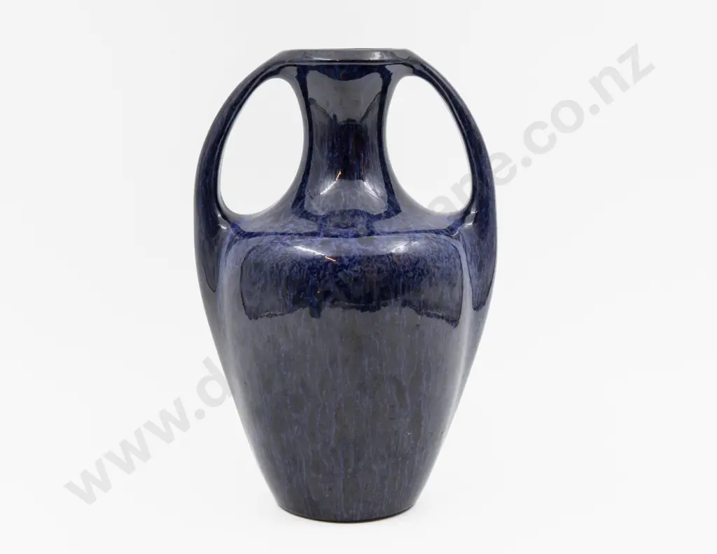 Bretby Elongated Double Handled Vase 26cm H Image 1++