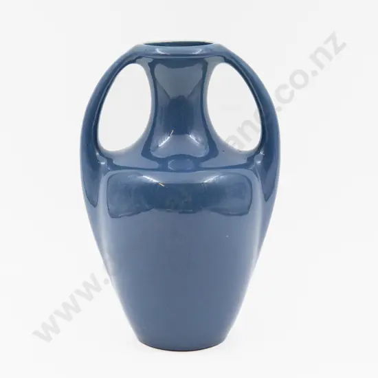 Bretby Elongated Double Handled Vase 26cm H