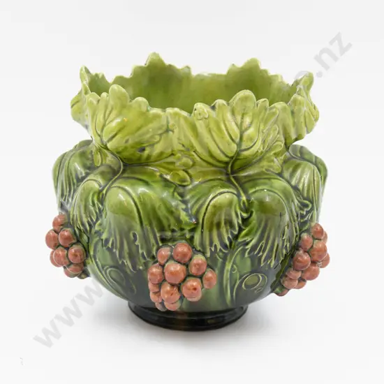 Bretby Grapevine Moulded Planter 17cm H