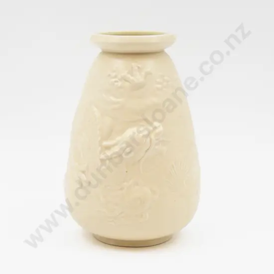 Bretby Dragon Moulded Vase 22.5cm H