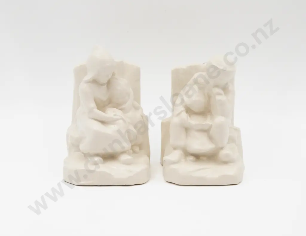 Pair Bretby Bookends 18cm H Image 1++