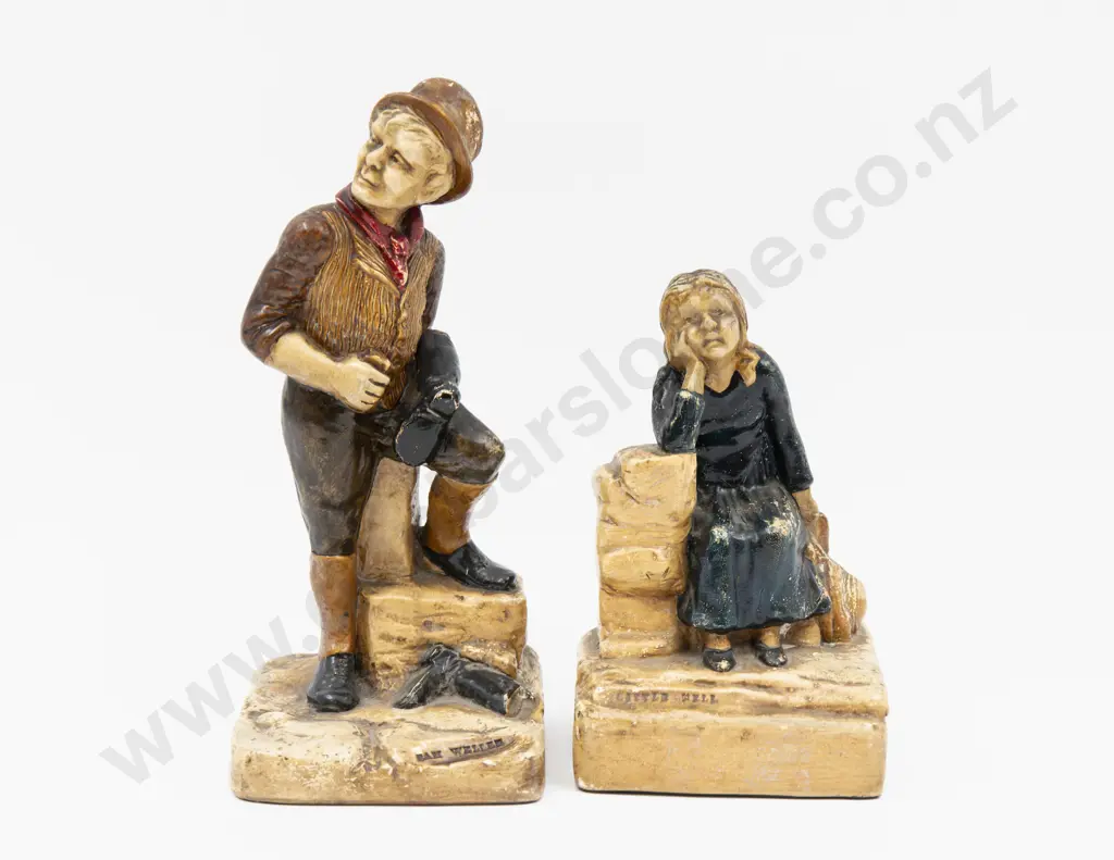 Pair Bretby Bookends 21cm H Image 1++