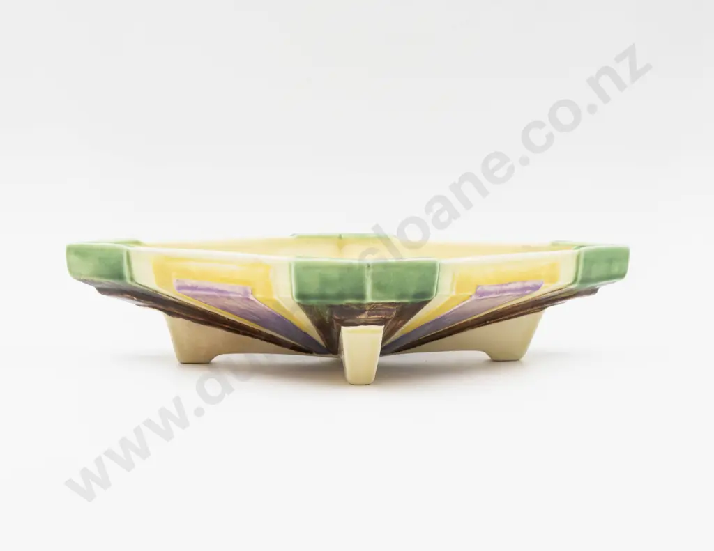 Bretby Vases Planter & Plate Tallest 17.5cm H Image 1++