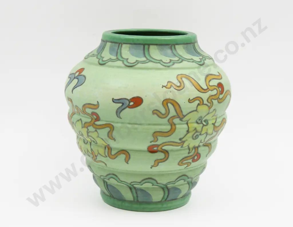 Charlotte Rhead Vase 19cm H Image 1++