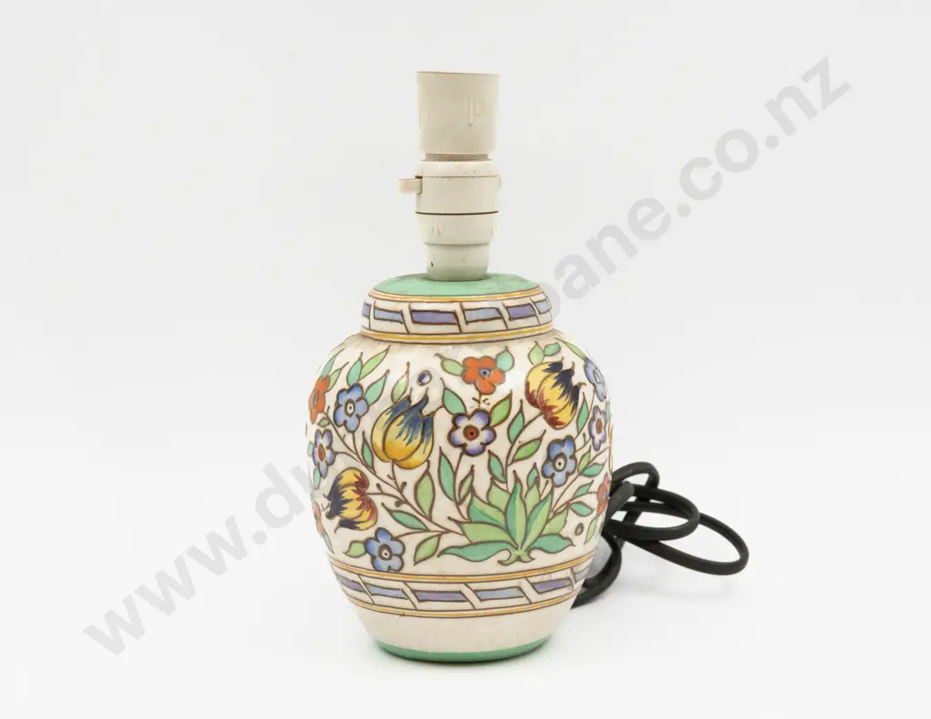 Charlotte Rhead Lamp Base 25cm H Overall Image 1++