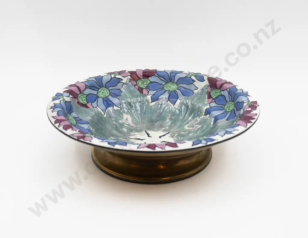 Charlotte Rhead Footed Fruit Bowl 27.5cm Dia Image 1++