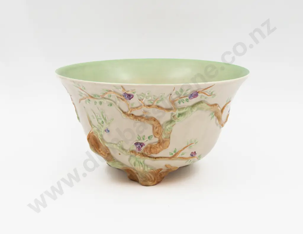 Clarice Cliff Newport Pottery Footed Bowl 26cm Dia 14cm H Image 1++