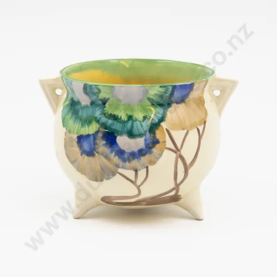 Clarice Cliff Bizarre Hand Painted 'Viscaria' Pattern Vase 7.5cm H