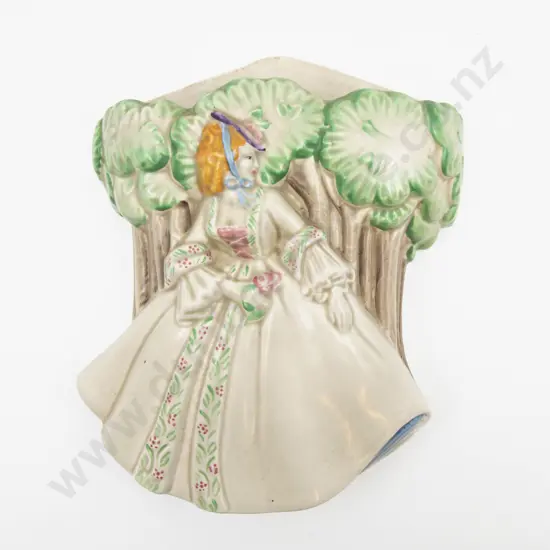 Clarice Cliff 'Lady Anne' Wall Pocket 18cm H