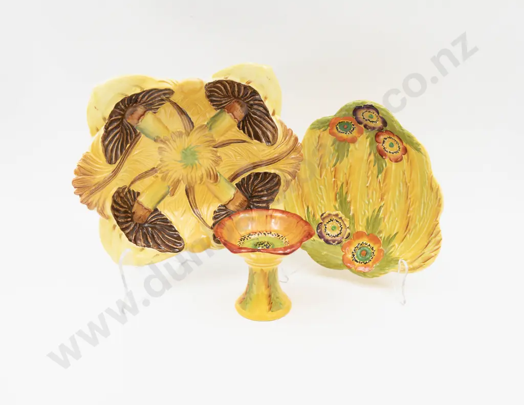 Carlton Ware Australian Design Dish Bon Bon with Burley Ware Mushroom Dish Image 1++