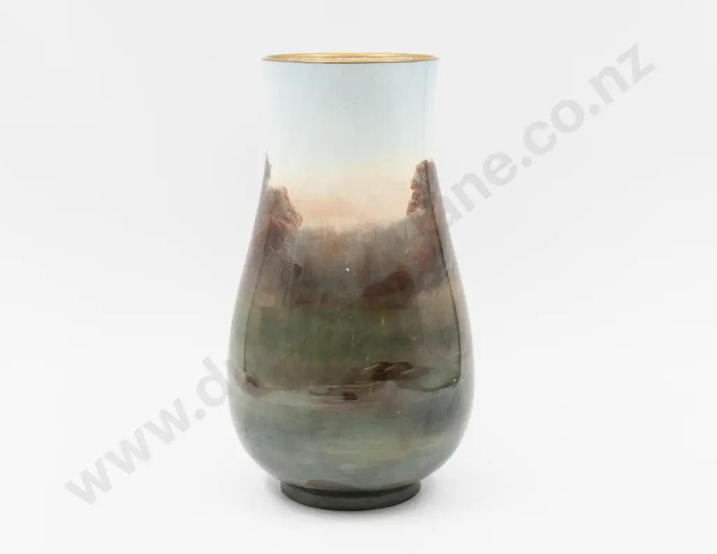 Winton Continuously Hand-Painted Vase Signed Ault? 26.5cm H Image 1++