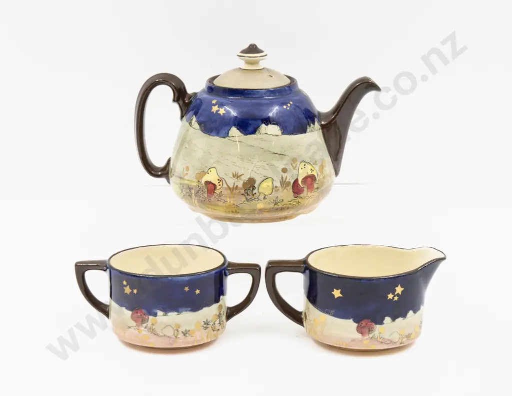 Royal Doulton Pixie Series 3pce Tea Set Image 1++