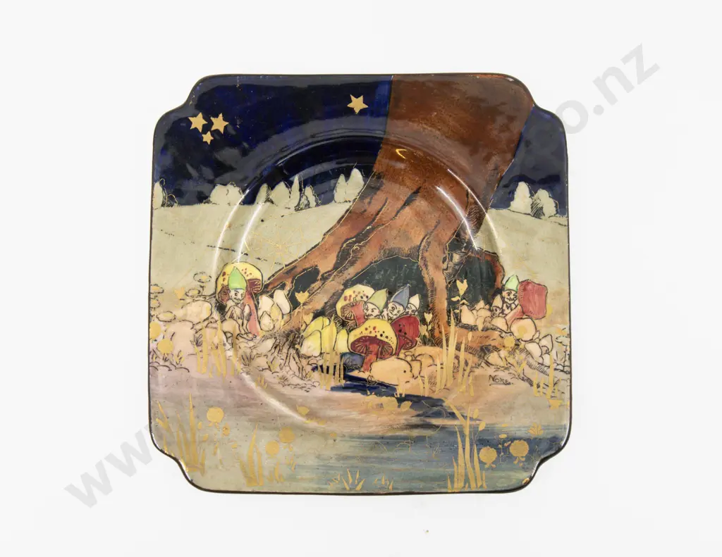 Royal Doulton Pixie Series Six Teacup Saucer & Plates Image 1++