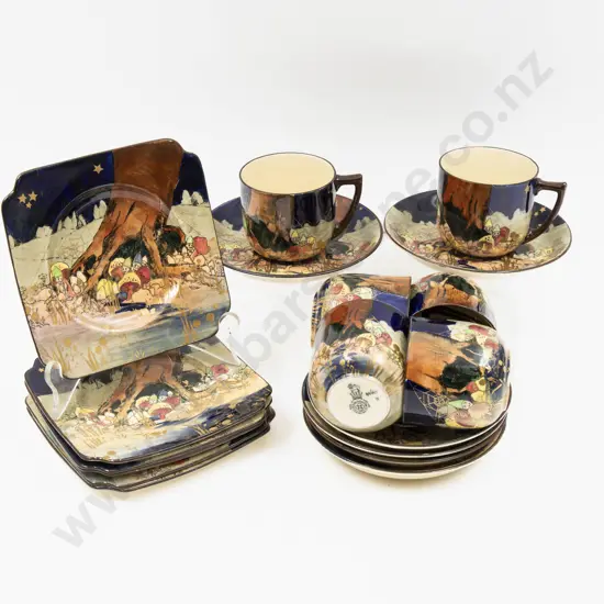 Royal Doulton Pixie Series Six Teacup Saucer & Plates