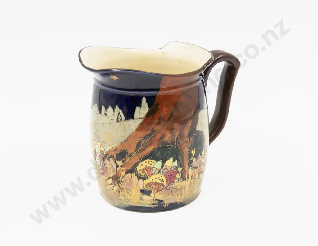 Royal Doulton Pixie Series Jug Two Dessert Bowls & Other Image 1++