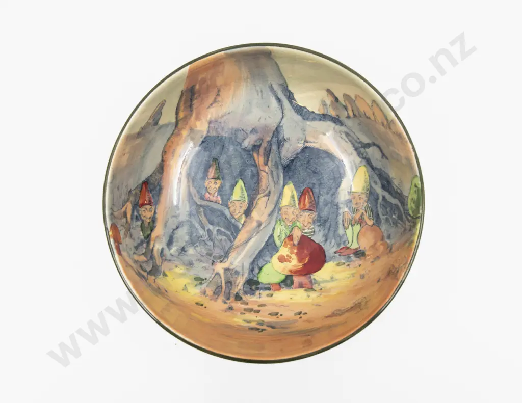 Royal Doulton Pixies Series Fruit Bowl 18cm Dia Image 1++