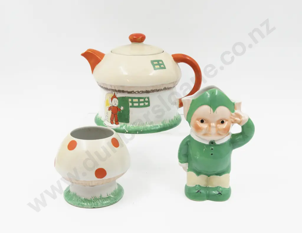 Shelley Mabel Lucie Attwell 3pce Boo Boo Pixie Tea Set Image 1++