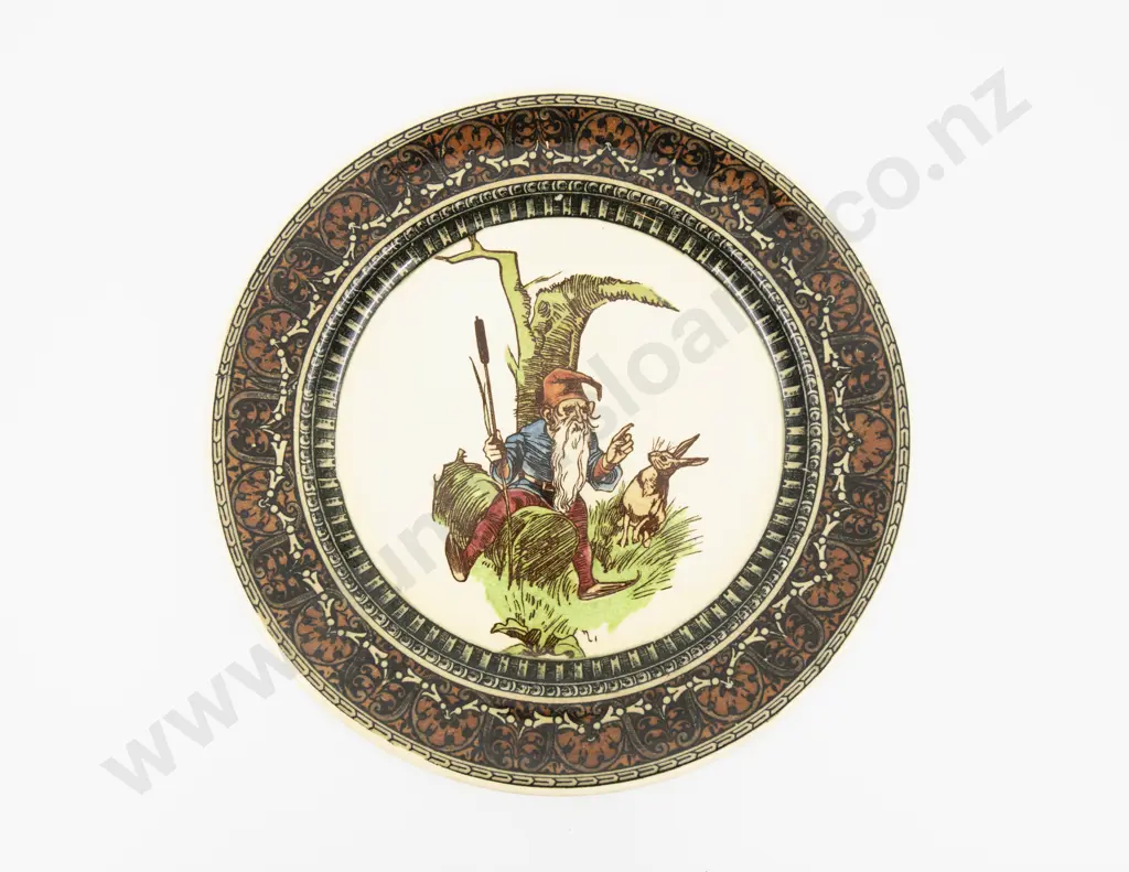 Royal Doulton Gnomes Series Head Rack Plate 27cm Dia Image 1++