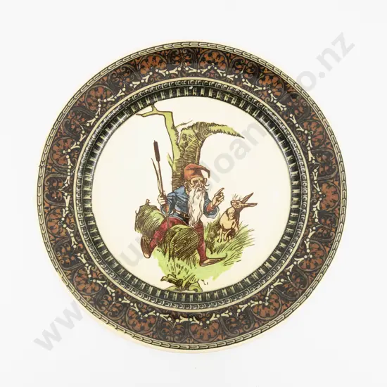 Royal Doulton Gnomes Series Head Rack Plate 27cm Dia