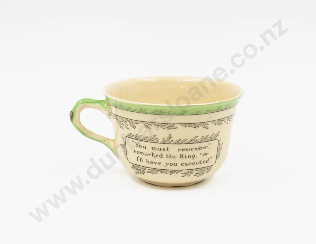 Royal Doulton "Alice in Wonderland" Series Teacup Saucer & Plate Image 1++