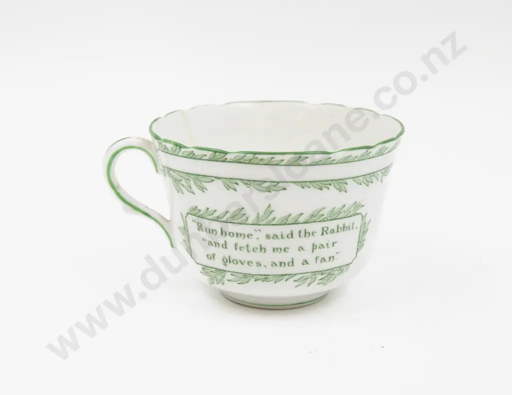 Royal Doulton "Alice in Wonderland" Series Teacup Saucer & Plate Image 1++