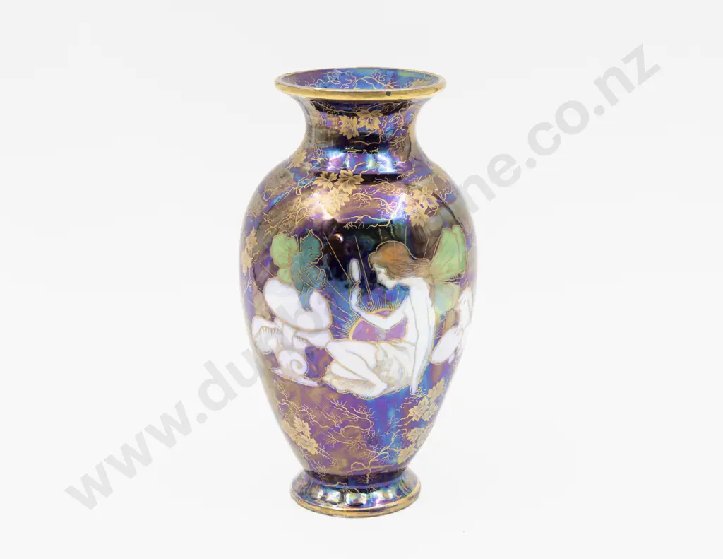 Royal Stafford Titania Ware Lustre Fairy Vase 21cm H Image 1++