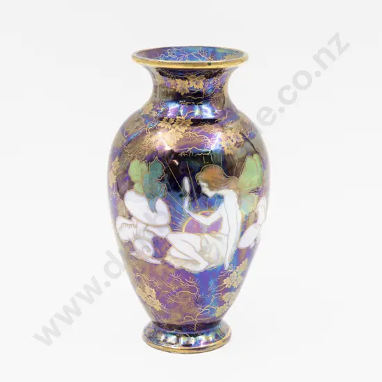 Royal Stafford Titania Ware Lustre Fairy Vase 21cm H