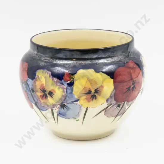 Royal Doulton Pansies Pattern Rose Bowl 10.5cm Dia