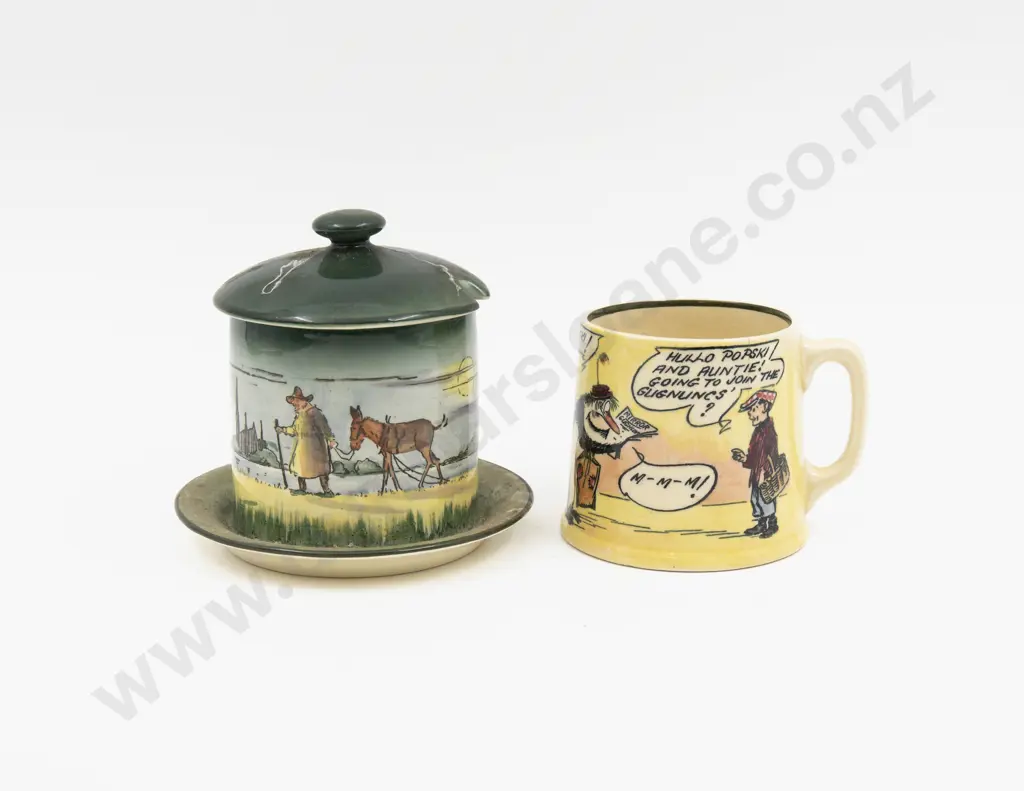 Royal Doulton The Wiltshire Moonrakers Series Preserve Pot & Daily Mirror Seriesware Image 1++