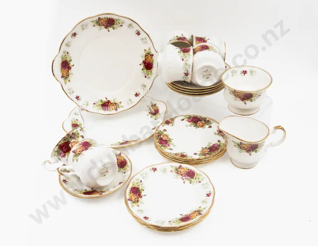 Royal Albert Rosina China Queen's Pattern Part Tea Set Image 1++