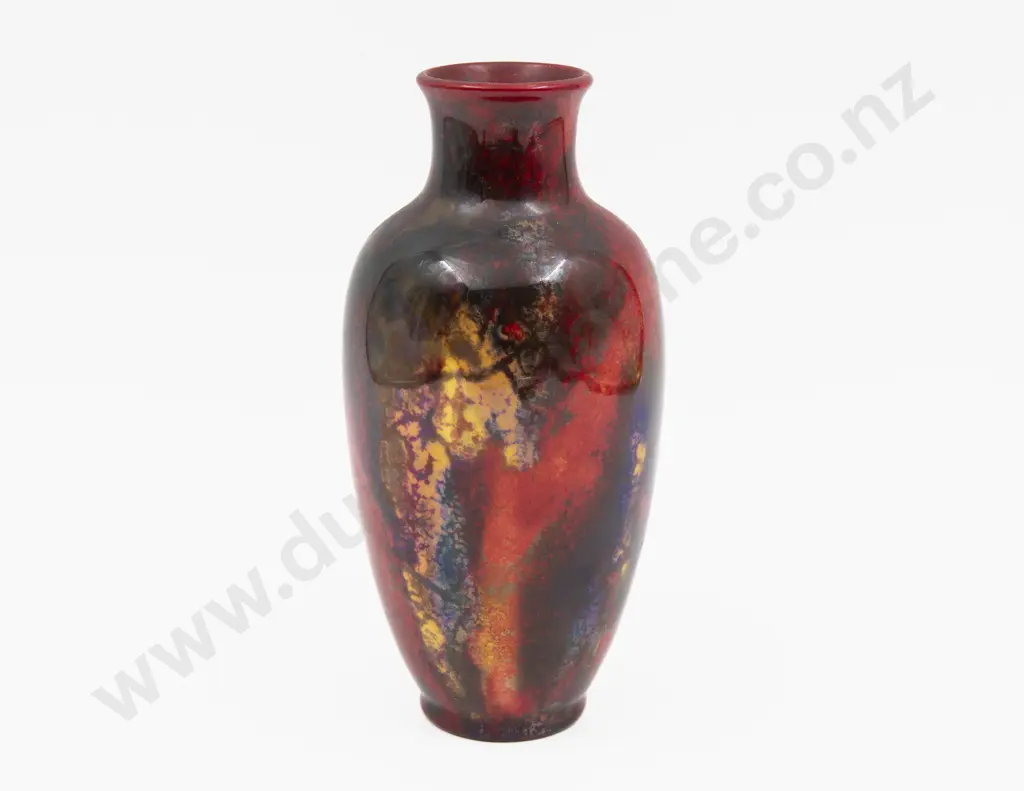 Royal Doulton Flambe Vase 19cm H Image 1++