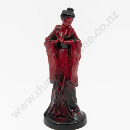 Royal Doulton Flambe Geisha Figure HN 3229 Collector's Club Exclusive 24cm H
