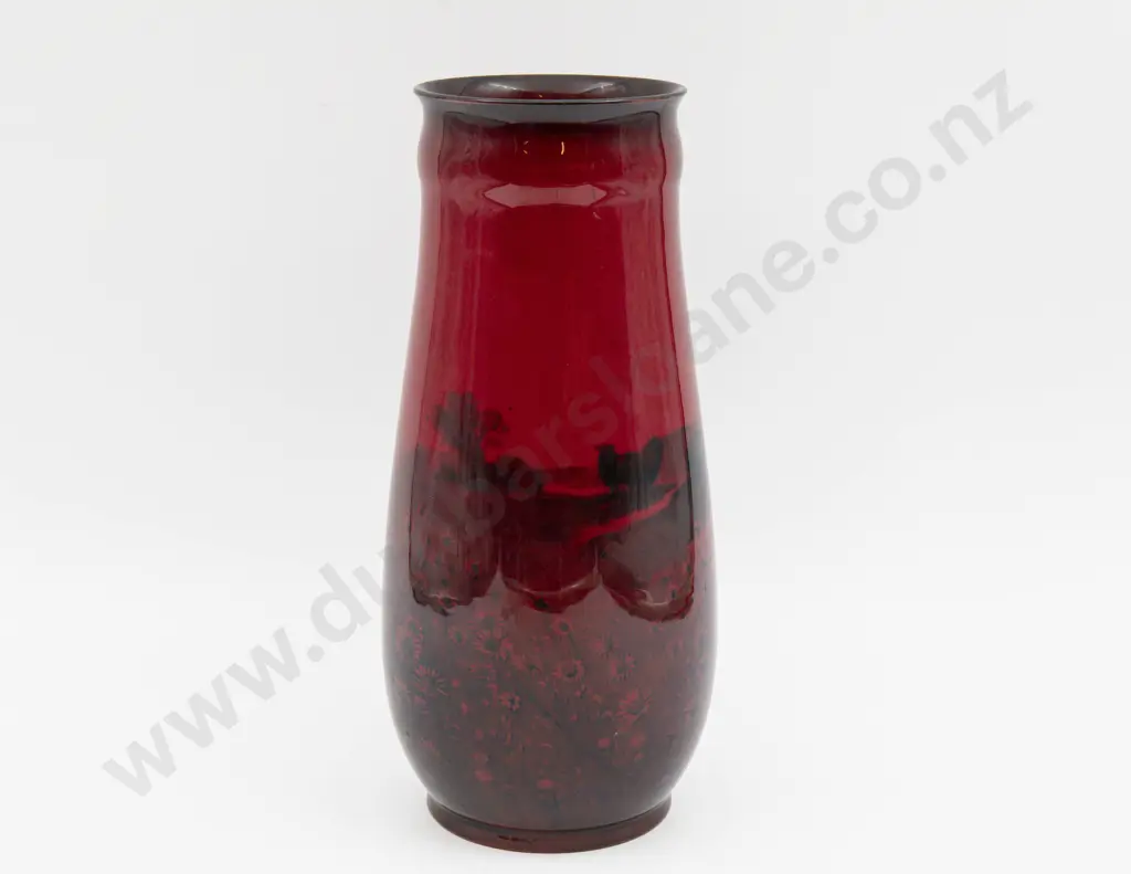 Royal Doulton Flambe Continuous Shepherd Landscape Vase 28cm H Image 1++
